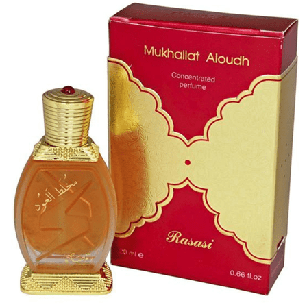 Rasasi Mukhallat Al Oudhi Perfume Oil with Exotic Fragrance - 20ml (0.67 oz)