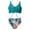 Blue, variant on Girls Swimsuits 2 Piece High Waist Bikini Upf 50  Sun Swimwear Tankini And Bottoms Bathing Suit Size 18-24 M