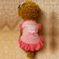 thumbnail image 2 of AMERTEER Chien Princesse Robe Chiot Mignon Tutu Robes Animal Été & nbsp; Bow Vest & nbsp; Shirt & nbsp; Apparel, 2 of 5