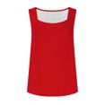 thumbnail image 3 of Plebaso Tank Tops for Women Summer Sleeveless Square Neck T Shirts Casual Beach Vacation Tunic Tanks, 3 of 7