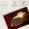 thumbnail image 6 of Elephant Stock Red Rock Canyon Sunrise Wall Art - Horizontal Canvas Wall Art - Living Room Wall Decor - Nature Canvas - Beige And Orange Decor - 45" x 30", 6 of 8
