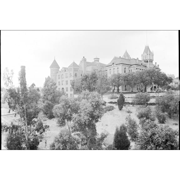 24"x36" Gallery Poster, Exterior view of the California State Normal School, Los Angeles, ca.1905 (CHS-5389)