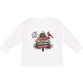 thumbnail image 3 of Inktastic Christian Christmas Tree with Red Cardinal Boys or Girls Long Sleeve Toddler T-Shirt, 3 of 5