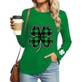 thumbnail image 1 of RXMEKW T-Shirt à Manches Longues pour Femmes, Blouse Imprimée Décontractée à Coupe Ample avec Encolure Ronde, Style Printemps et Automne, 1 of 6