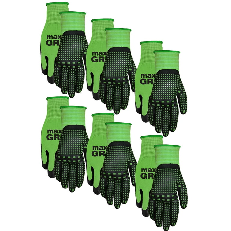 Buy Midwest Quality Glove Max Grip Nitrile Coated Glove L, Green