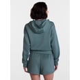 thumbnail image 5 of Avia Women's Plus Size Cropped Zip Hoody, Sizes 1X-4X, 5 of 7