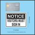 thumbnail image 3 of 5in x 3.5in Visitors Must Sign In Magnet Vinyl Business Door Mag, 3 of 3