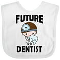 thumbnail image 3 of Inktastic Future Dentist Cute Boys Boys Baby Bib, 3 of 4