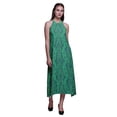 thumbnail image 1 of Bimba Robe d'Été Damassée pour Fête, Col Licou, Tenue de Plage, Dos Nu pour Femme - Xxx-Grand, 1 of 6