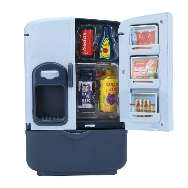 Juguete de Mini Refrigerador, Juguetes de Cocina de Almacenamiento de Parte -Interna para Juguete Para Niños para Regalo para Niños por Más de 3 Años