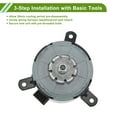 thumbnail image 5 of Unique Bargains Radiator Fan Motor for Chevrolet Caprice 2011 Quiet Engine Cooling Fan Motor No.92191945 1 Pc, 5 of 6