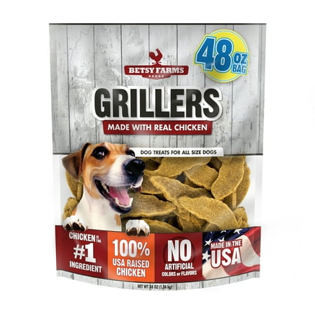 UPC: 0818145017094 | Betsy Farms Grillers Dog Treats (48 oz.)