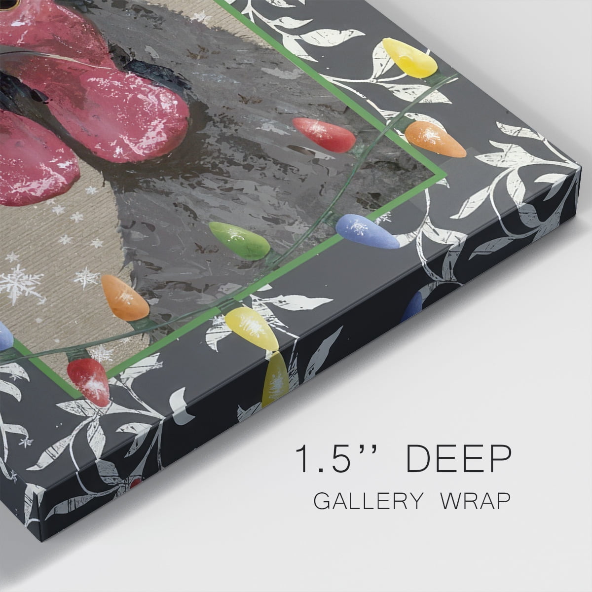 County Christmas Farm IV- Gallery Wrapped Canvas
