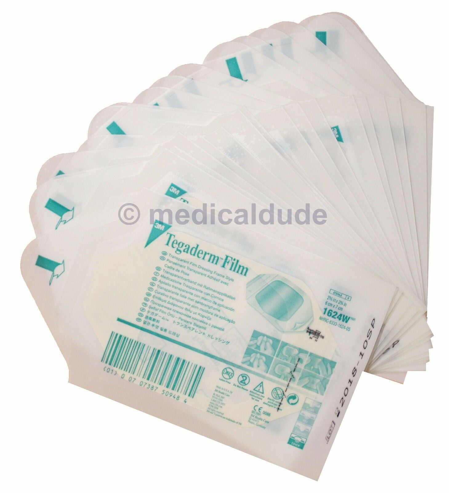 3M Tegaderm Transparent Film Dressing, 2 3/8