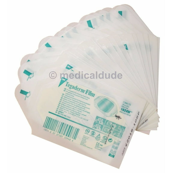 40 Pk Tegaderm Transparent Film Dressing 1624W 2.375" x 2.75" by 3M