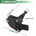 thumbnail image 5 of Unique Bargains Car Oil Level Sensor Engine Oil Sending Unit for Audi A4 2016 Metal Plastic 03C907660R Black White, 5 of 6