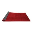 thumbnail image 2 of Ahgly Company Indoor Square Abstract Red Contemporary Area Rugs, 4' Square, 2 of 4