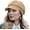 4-khaki, variant on Women Newsboy Hats Cabbie Hat Beret Paperboy Tweed Baker Boy Cap