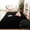 Black, variant on LELINTA 15.75 x 23.62 inch Super Soft Fluffy Floor Rug Washable Shag Rug Shaggy Area Rug Bedroom Dining Room Anti-skid Carpet Yoga Mat Child Play Mat