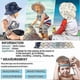 thumbnail image 5 of 48cm Kids Girls Boys Beach Cap Sun Hat Unisex Foldable Anti-uv Sunscreen Beach Sun Hat Baby, 5 of 5