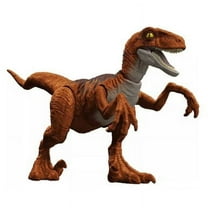 Jurassic World Collectible Child Velociraptor Action Figure, Orange, 3.36" x 3.94"