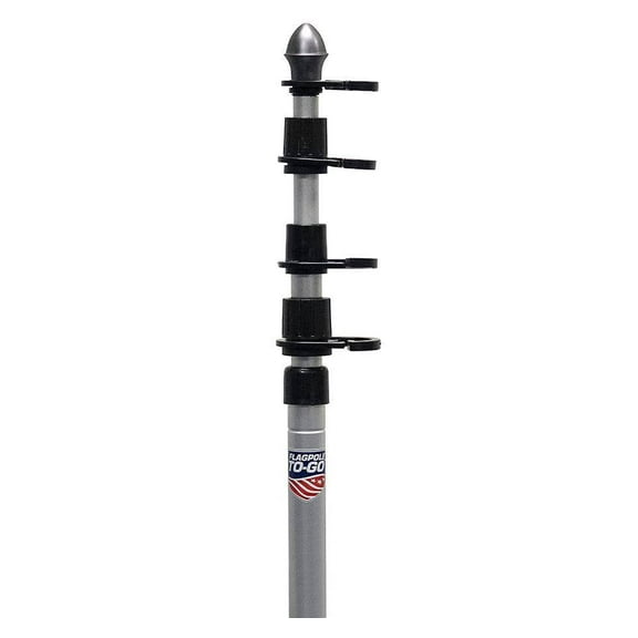 Flagpole-To-Go Aluminum Telescoping 9' Portable Flagpole