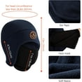 thumbnail image 4 of BASSDASH Bonnet en Molleton Doux 2-en-1 avec Masque de Ski, Rabat d'Oreilles, Bonnet de Pêche, Chasse, pour Hommes et Femmes, Temps Froid, Hiver, 4 of 5