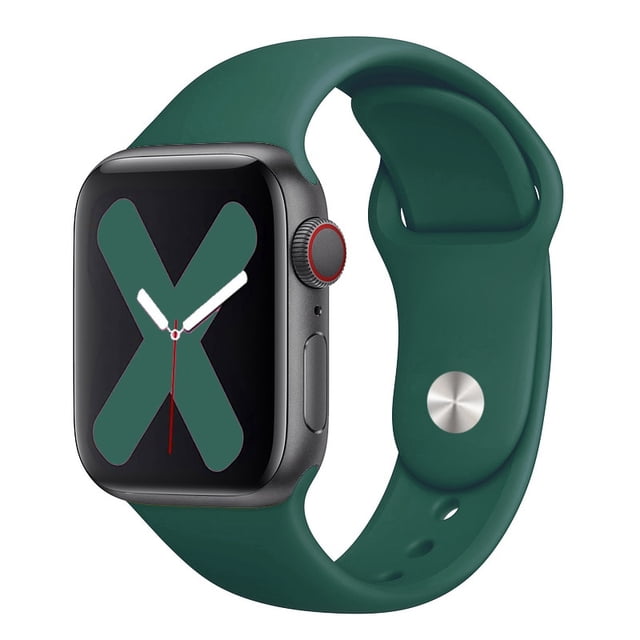 Correa de silicona para Apple Watch Band 44mm 40mm 45mm 41mm 49mm 42mm 38mm 44 45 mm pulsera iwatch Ultra series 7 se 3 4 5 6 8 banda Dengxun unisex
