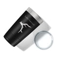 thumbnail image 5 of Lake Carroll Map Tumbler Travel Mug Insulated Laser Engraved Coffee Cup Illinois 20 oz Black, 5 of 5