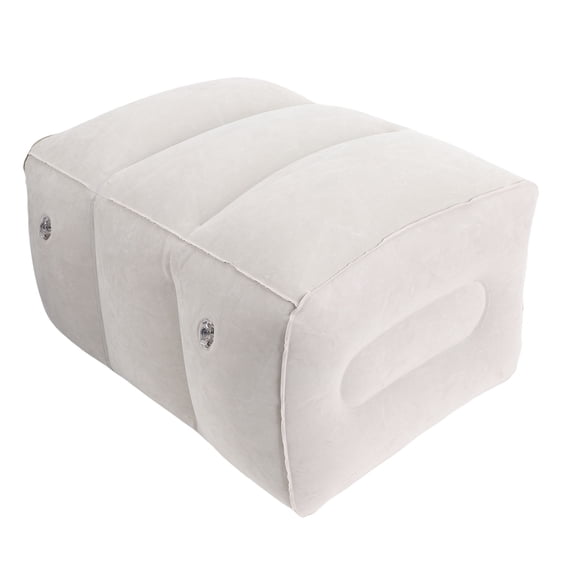 Inflatable Foot Rest Pillow, Kids Adults Airplane Travel Pillow Adjustable Height Cushions for Kids to Sleep for Travel, Office, Home
