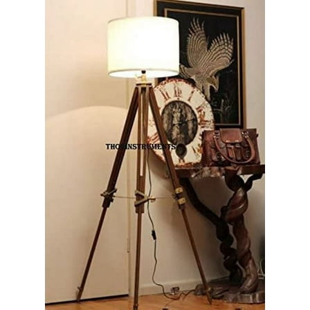 THOR Vintage Classic Tripod Floor Lamp Nautical Floor Lamp Home Decor lamp