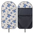 thumbnail image 5 of KUIFORTI Waterproof Car Seat Cover for Front Seats, Universal for Cars, SUVs, Trucks, Washable for Gym,Workout,Beach,Hiking,Running Swimming, Ocean Turtle Print, 5 of 7