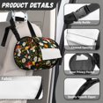 thumbnail image 6 of ZIATUBLE Mushroom Daisy Toilet Paper Holder Plants Hanging Paper Towel Case Foldable Tissue Paper Dispenser Organizer with Adjustable Strap Traveling Toilet Paper Roll Bag, 6 of 7