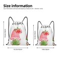 thumbnail image 2 of Honeii Hello Summer Gnome Print Drawstring Backpack,Drawstring Bags String Backpack Gym Cinch Sack Backpack Sport Bag Draw-Small, 2 of 6