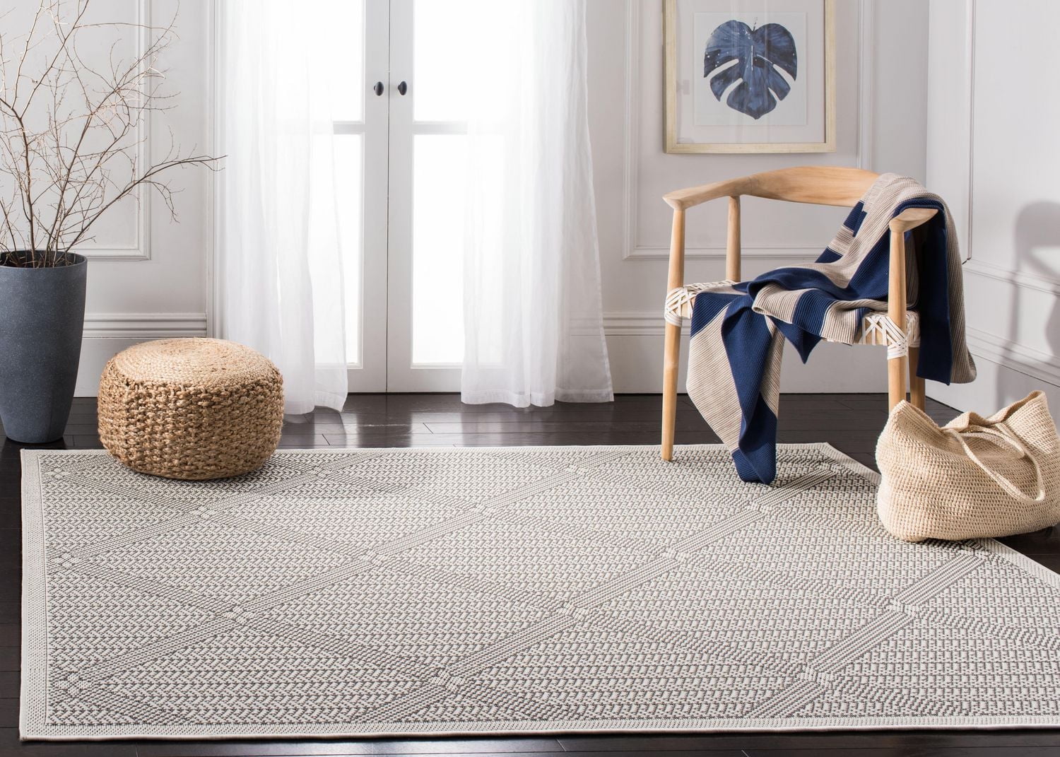 SAFAVIEH Bermuda Julijana Tapis Géométrique Extérieur