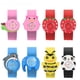 thumbnail image 5 of Reloj para niños, reloj de raqueta de dibujos animados, reloj electrónico de silicona para estudiantes de primaria y jardín de infantes, anillo de presión, página de cerdo de dibujos animados, 5 of 5