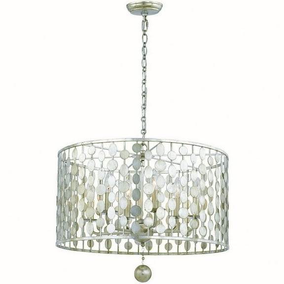 Crystorama Lighting - Six Light Chandelier - Chandelier - Layla - Six Light