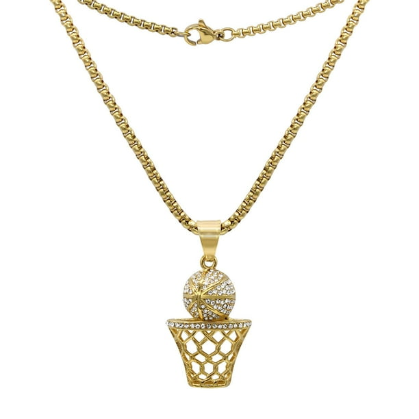 Bébérlini Basketball Cubic Zirconia Pendant Box Chain Necklace Set 14k Gold Plated Stainless Steel Men Fashion Jewelry 2 5 Mm 24 Com - 14k Gold Cubic Zirconia Pendants Bébérlini Basketball Cubic Zirconia Pendant Box Chain Necklace Set 14k Gold Plated Stainless Steel Men Fashion Jewelry 2 5 Mm 24 Com - 14k Gold Cubic Zirconia Pendants
