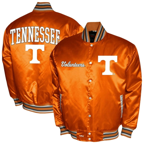 Men's Franchise Club Tennessee Orange Tennessee Volunteers Satin Full-Snap Jacket