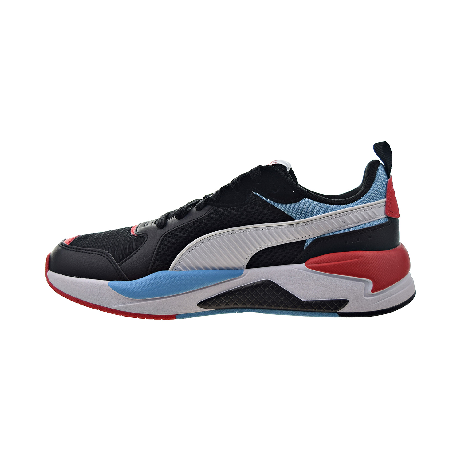 Puma X-Ray Color Block Men's Shoes Black-White-Blue-Red 373582-01 - image 4 of 6