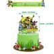 thumbnail image 1 of Película caliente Shrek Fiesta de cumpleaños Suministros Desechables Pancarta Pastel Bandera Colgante de Halloween Monstruo Shrek Globos Decoración de Cumpleaños, 1 of 3