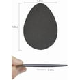 thumbnail image 3 of Black Shoe Sole Protector,Anti Slip Shoe Grips on Bottom of Shoes - Bottom Protector - Sole Guard - Non-Slip Shoe Pads for High Heels (6"x4",Black-2Pairs), 3 of 10