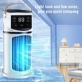 thumbnail image 3 of USB Desktop Fan with Spray Cooling, 9 Speeds Personal Cooler Fan with Light & Timer, Large Water Tank Quiet Air Circulating Fan for Home Office, 3 of 9