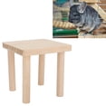 thumbnail image 4 of Wooden Hamster Cage Platform, Round Edges Hamster Stand Platform Exercises Balance Skills Safe Natural Texture  For Macaroni Rats For Hamsters, 4 of 8