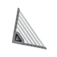 thumbnail image 3 of DOLITY Égouttoir à Vaisselle Triangulaire Enroulable Léger Robuste Résistant à la Rouille Portable 45x32x32cm Gris Foncé, 3 of 9