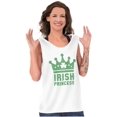 thumbnail image 3 of St Patricks Day Irish Princess Womens Plus Size Graphic Tank Top Brisco Brands 2X, 3 of 5