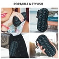 thumbnail image 6 of Bingfone Animal Footprints Print Sunglasses Case Portable Travel Zipper Eyeglasses Case With Hook, 6 of 6