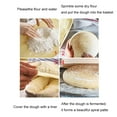 thumbnail image 4 of 1 Pcs Round Bread Banner Anti-counterfeiting Basket, Sourdough Bread Baking Supplies,for Making Baking And Fermentation(6.3in x 2.3in,16cmX6cm), 4 of 5