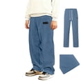 thumbnail image 3 of Baby Boy Corduroy Pants Elastic Slacks School Uniform Pants Boys Size 13-14 Years Pants, 3 of 5