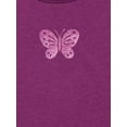 thumbnail image 2 of Garanimals Toddler Girl Long Puff Sleeve Embroidered T-Shirt, Sizes 18M-5T, 2 of 3